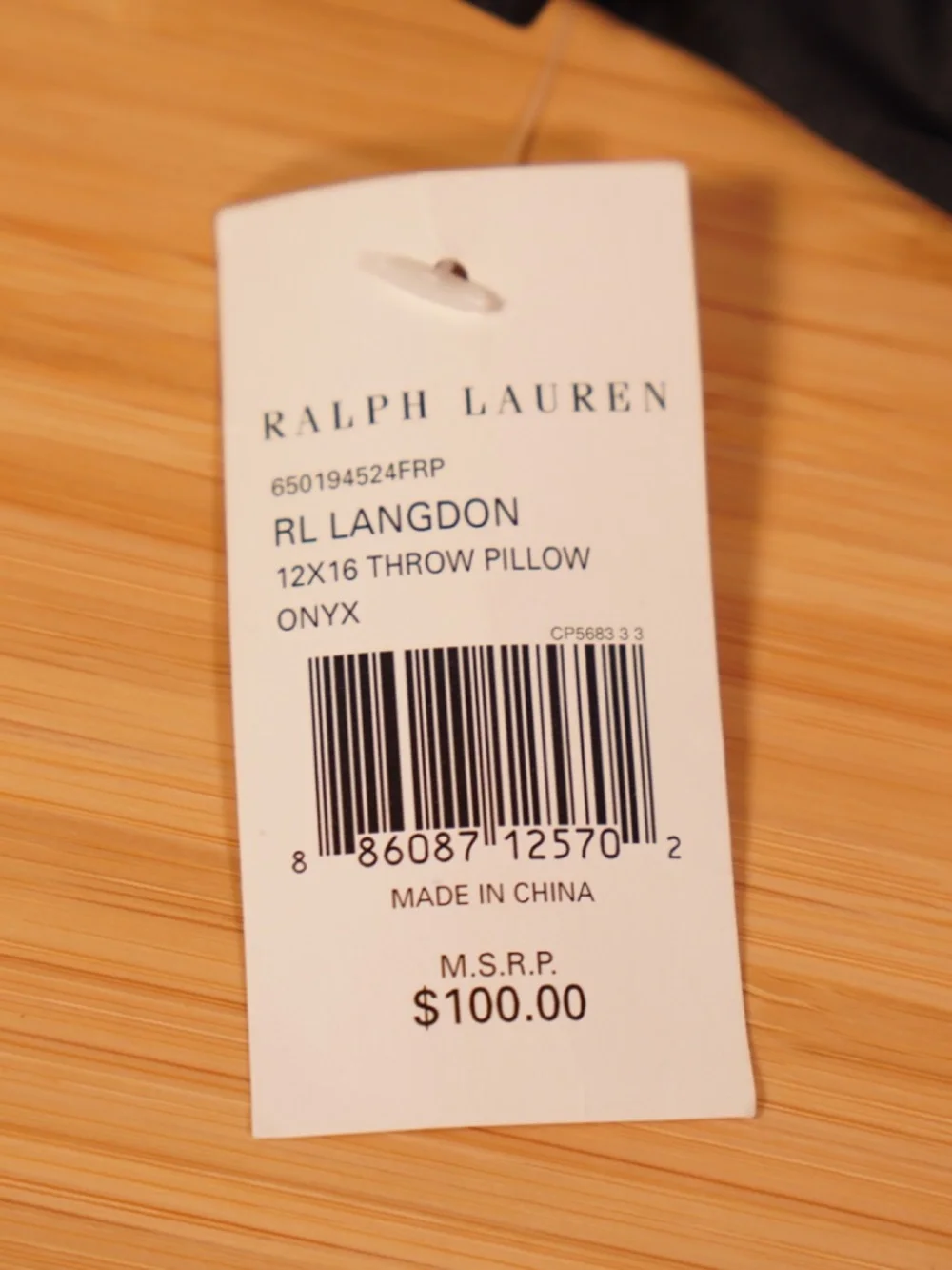 Ralph Lauren Home RL Langdon Pillows Onyx 12